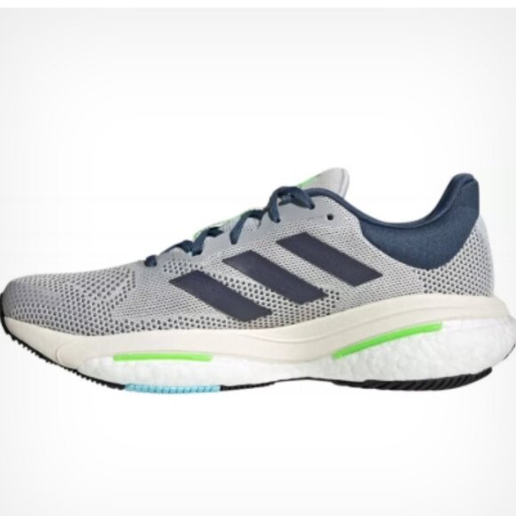 adidas SolarGlide 5 Blue/ White Pulse Lime Men's SIZE 6.5NWT🆕⌚📦🏃💨🚚 - Picture 5 of 16